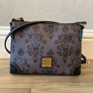 Distny Parks + Dooney & Bourke Haunted Mansion Wallpaper Pouchette Bag